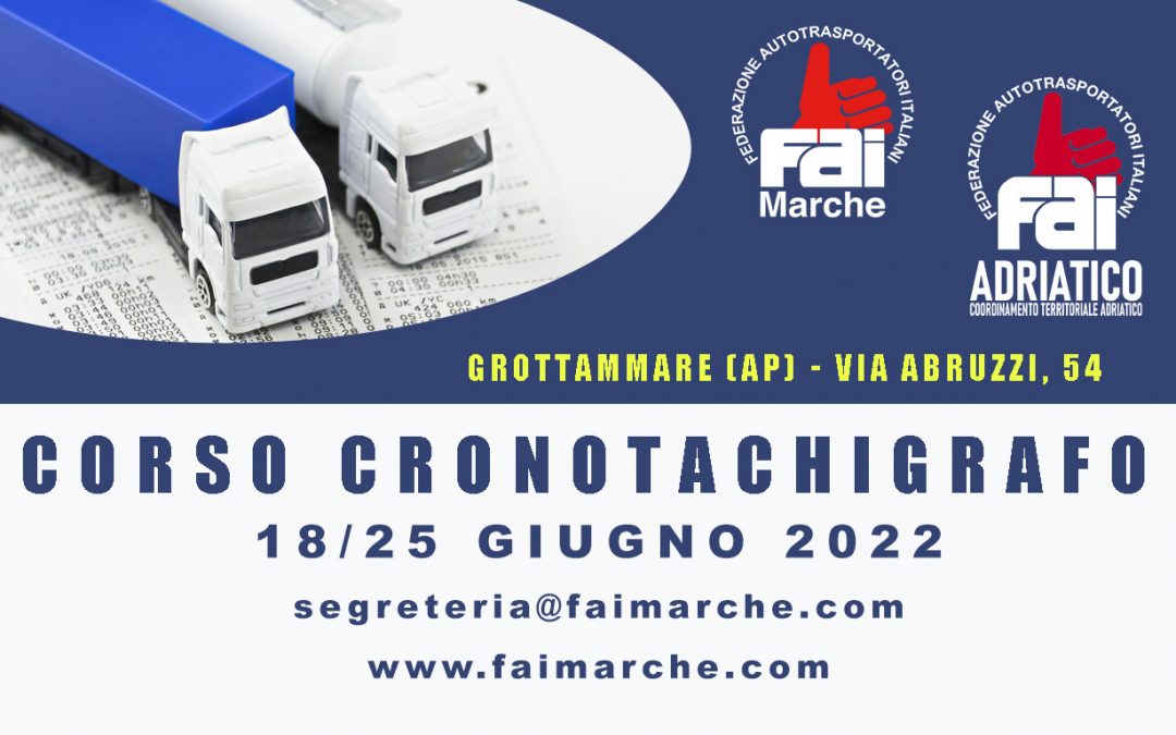 FORMAZIONE SUL CORRETTO UTILIZZO CRONOTACHIGRAFO.