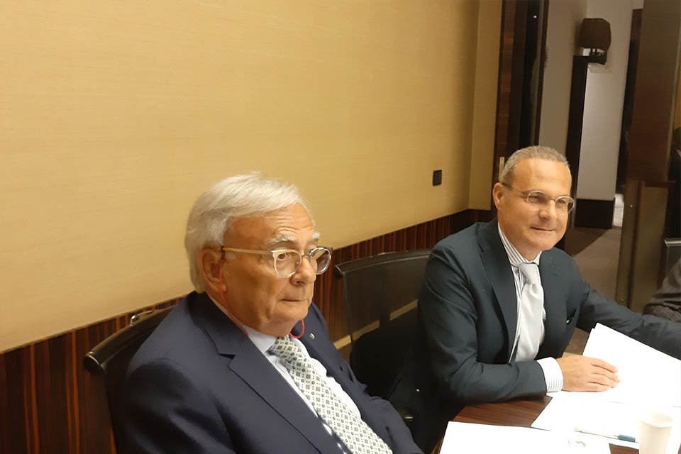 Pasquale Russo nuovo presidente di Conftrasporto riceve il testimone dallo storico ‘numero uno’ Paolo Uggè