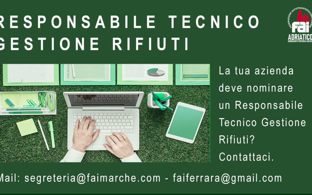 RESPONSABILE TECNICO GESTIONE RIFIUTI