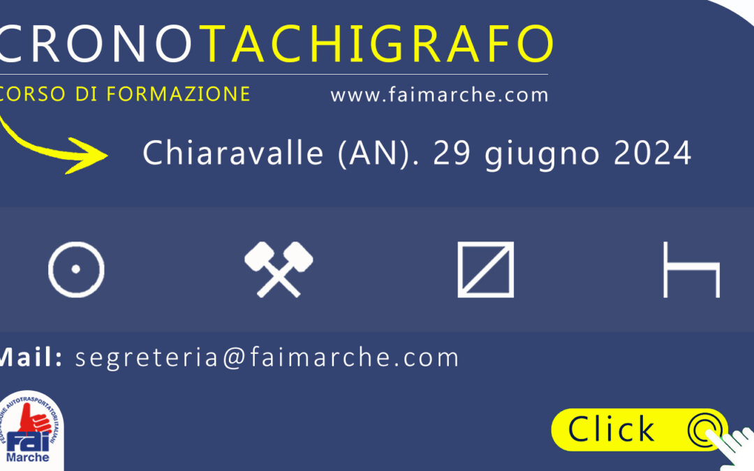 CRONOTACHIGRAFO. Corso di formazione