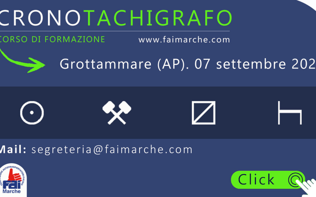 CRONOTACHIGRAFO. Corso di formazione
