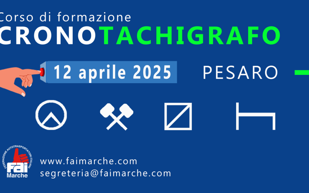 Cronotachigrafo. Corso di formazione.